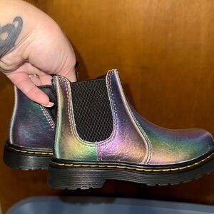 Dr martens iridescent Chelsea toddler size 9